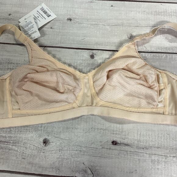 Trulife Naturalwear Mastectomy Bra Womens 38C Nude Beige Wireless 210 - Picture 12 of 13
